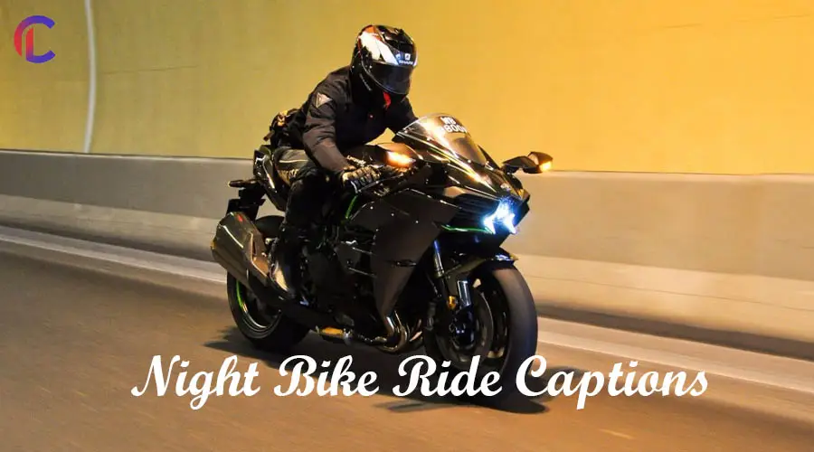 Night Bike Ride Captions for Instagram