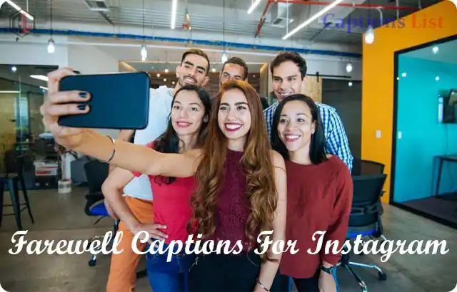 Farewell Captions For Instagram