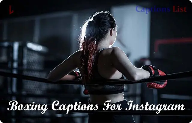 Boxing Captions For Instagram