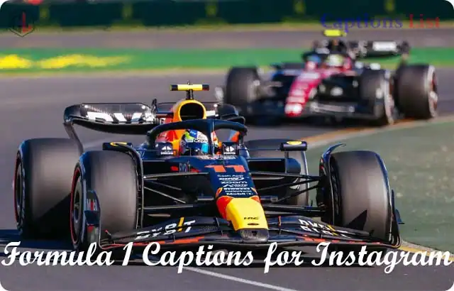 Formula 1 Captions for Instagram
