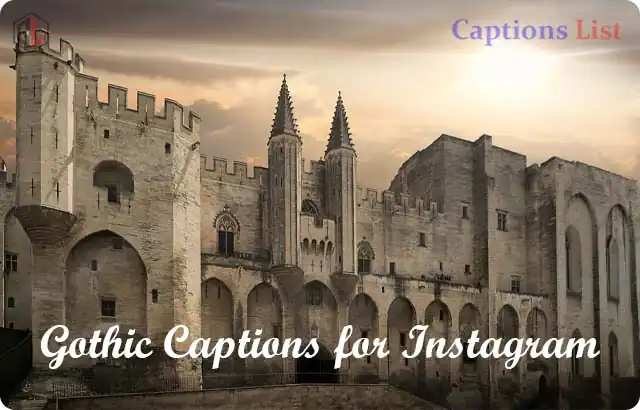 Gothic Captions for Instagram