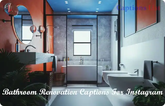 Bathroom Renovation Captions For Instagram