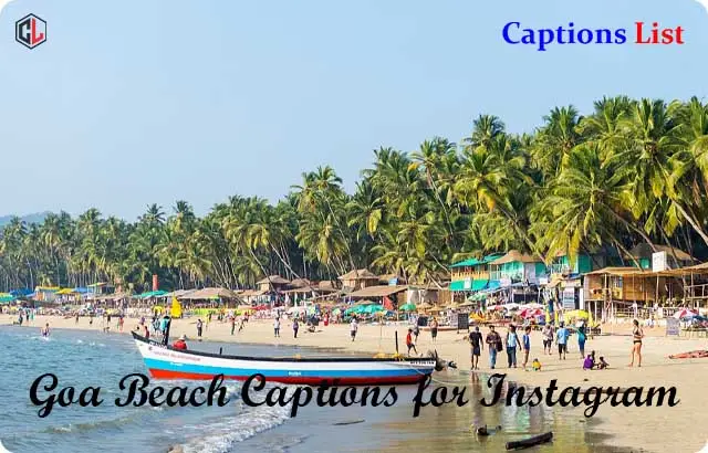 Goa Beach Captions for Instagram