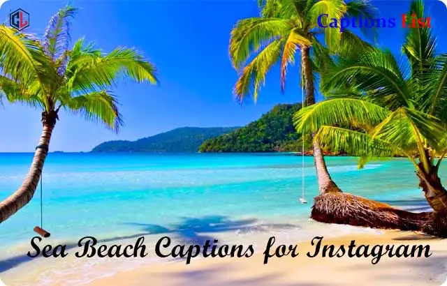 Sea Beach Captions for Instagram