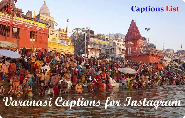 Varanasi Captions for Instagram