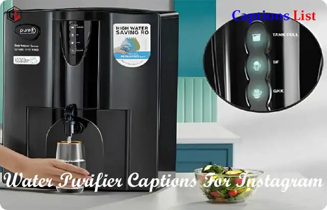 Water Purifier Captions For Instagram