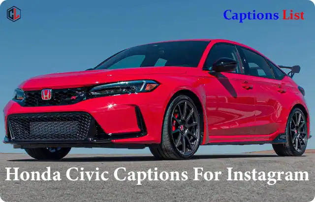 Honda Civic Captions For Instagram