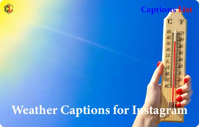 Weather Captions for Instagram