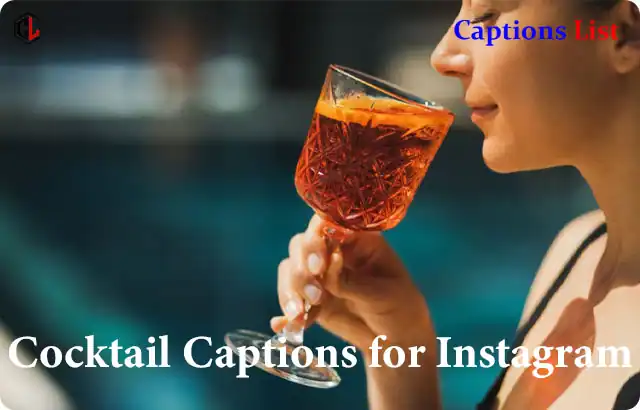 Cocktail Captions for Instagram