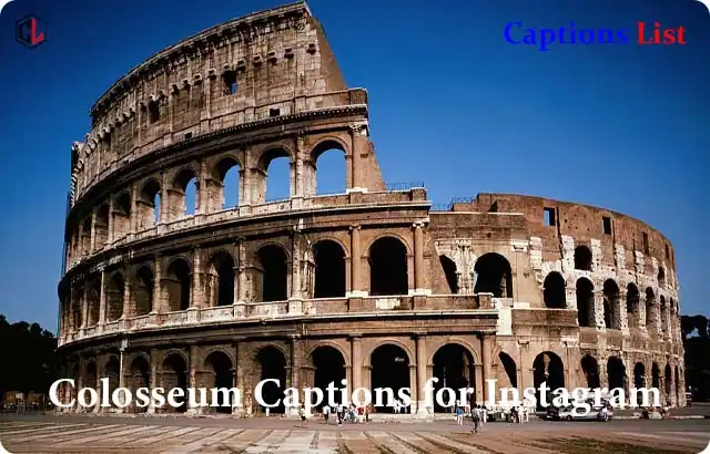 Colosseum Captions for Instagram