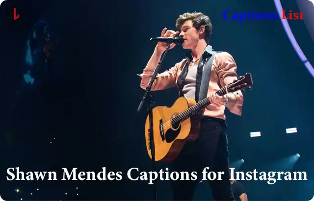 Shawn Mendes Captions for Instagram