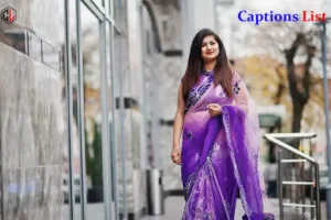 Colorful Saree captions for Instagram