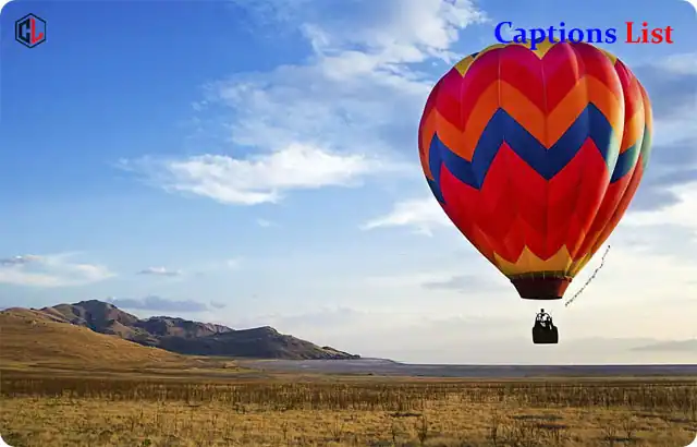 Hot Air Balloon Captions for Instagram