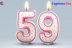 59th Birthday Captions for Instagram